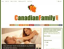 Tablet Screenshot of canadianfamily.net