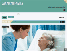 Tablet Screenshot of canadianfamily.org